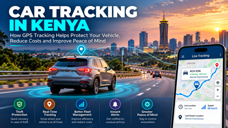 Car tracking in Kenya with GPS vehicle monitoring and theft protection