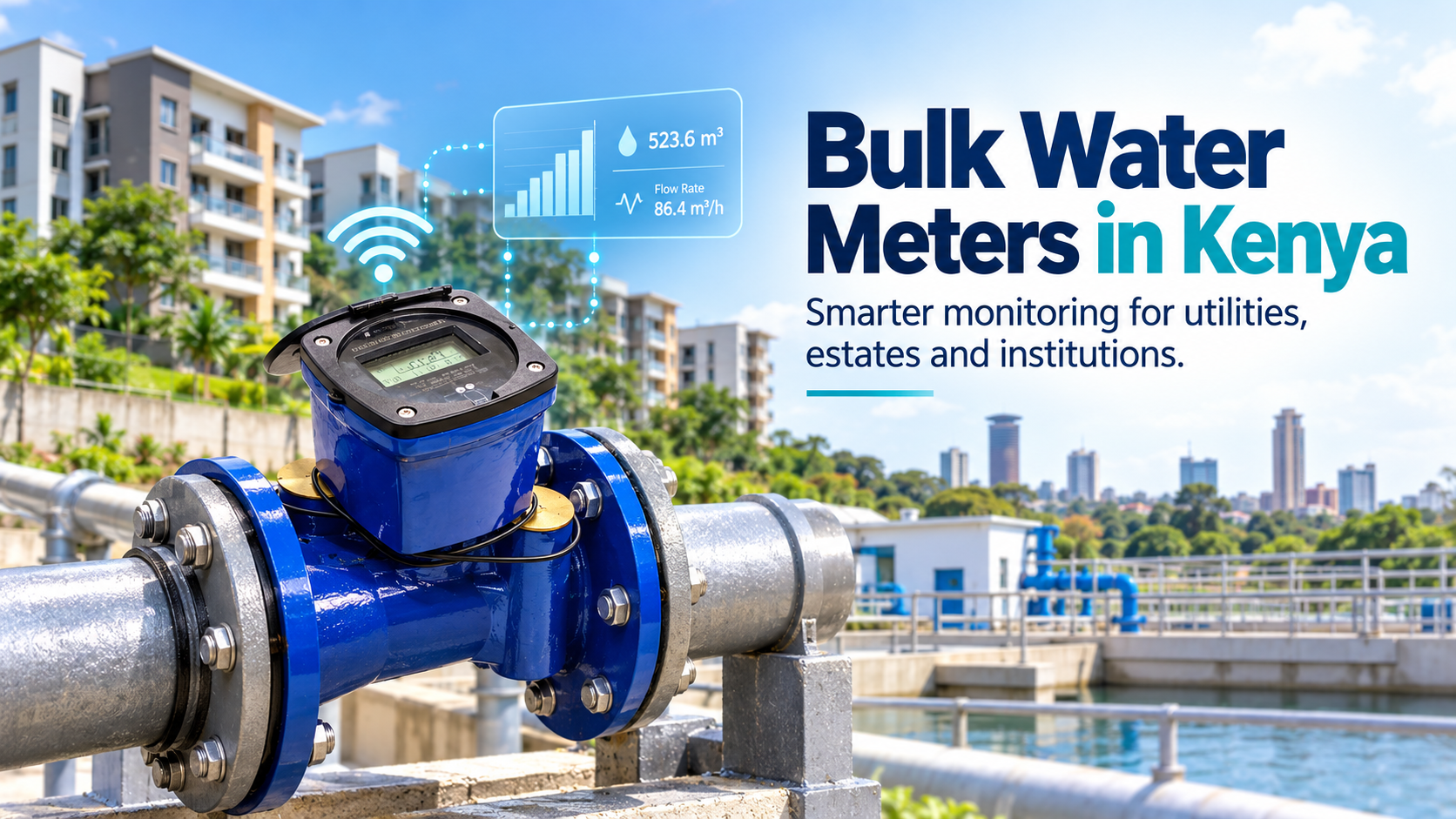Smart bulk water meter monitoring system in Kenya